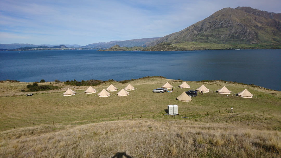 Event Glamping and Camping: Rental Bell tents