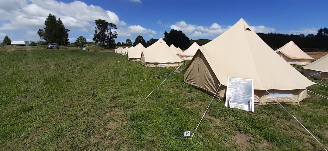 Event Glamping and Camping: Rental Bell tents