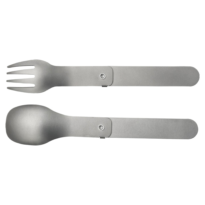 Winnerwell® Titanium Folding Fork & Spoon Set