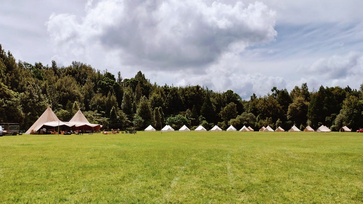 Event Glamping and Camping: Bell tents