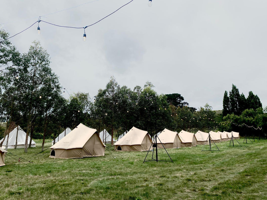 Event Glamping and Camping: Bell tents